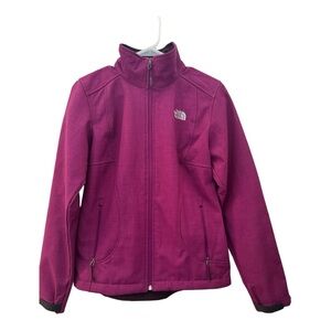 THE NORTH FACE Apex Chromium Thermal Fleece Lined Full Zip Jacket Wms S Magenta